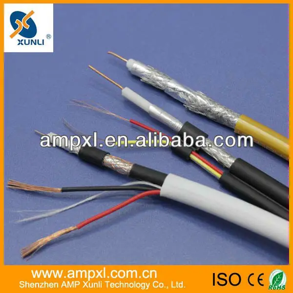 RG6 CCTV экранированный кабель видео питания для камеры