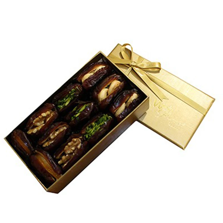 Оптовая продажа Подарочные конфеты дата упаковка роскошные коробки из бумаги подарочные