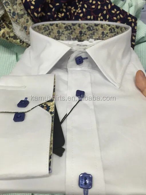 Italian style mens shirts Latest style fashion dress shirts for man