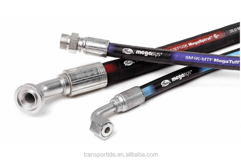 directly factory supply export euro standard Smooth / Cloth Surface Industry Rubber High Pressure Hydraulic Hose