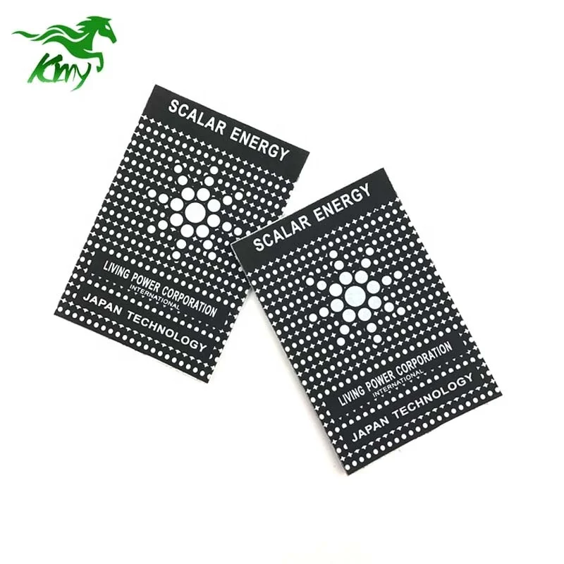 Supper thinner scalar energy saver sticker anti radiation chip for 5g protection