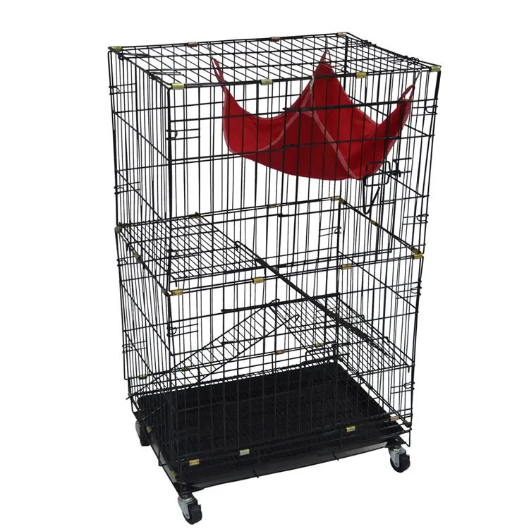 New design three-layer cat pet store cages sale