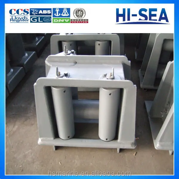JIS F2026 Standard Boat Fairlead with Horizontal Rollers Mooring Equipment