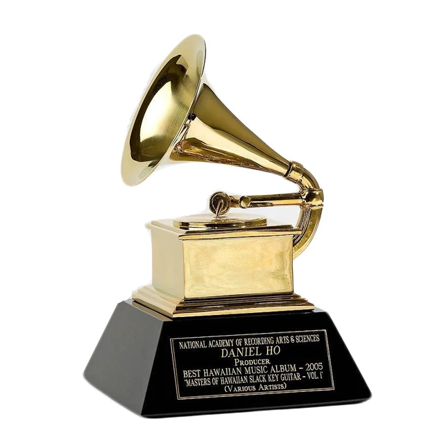 Metal and Resin Customized Grammy Award Trophy Cup