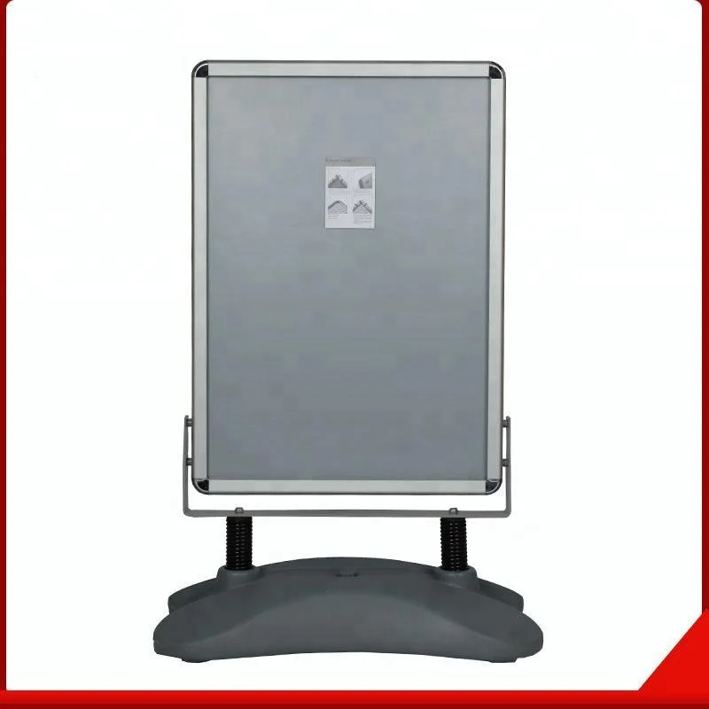 A1 aluminum alloy frame display outdoor movable double-sided water base poster display stand