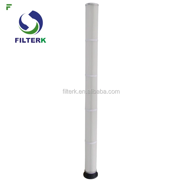 FILTERK Pleated Polyester Dust Collector Pulse Jet Cement Filter
