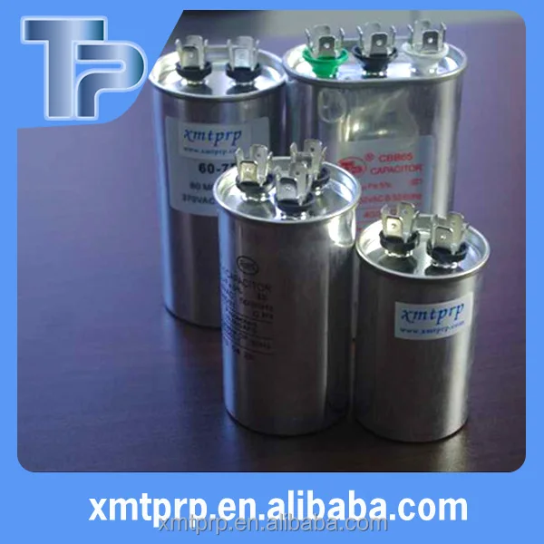 
 Cbb65a-1 конденсатор с алюминиевой крышкой, 30MFD(4 + 2 контакта) 35 + 5 MFD (4C + 3 знака после подолом + 2FAN контактов)  