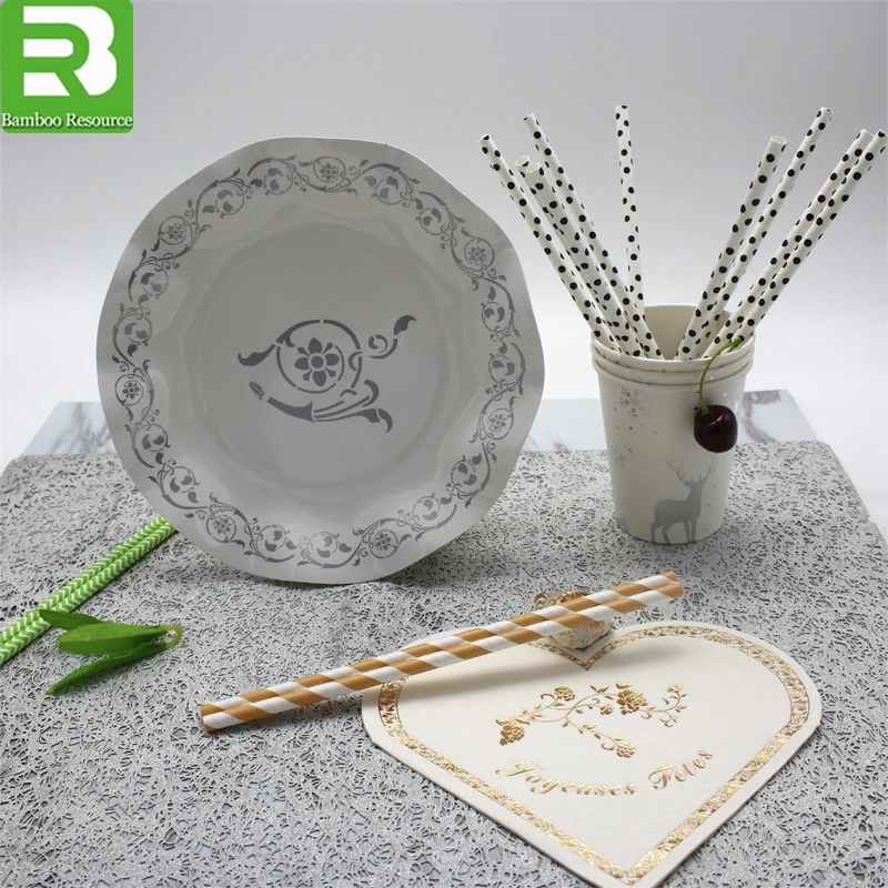 OEM embroidered bar counter table tissue paper napkin