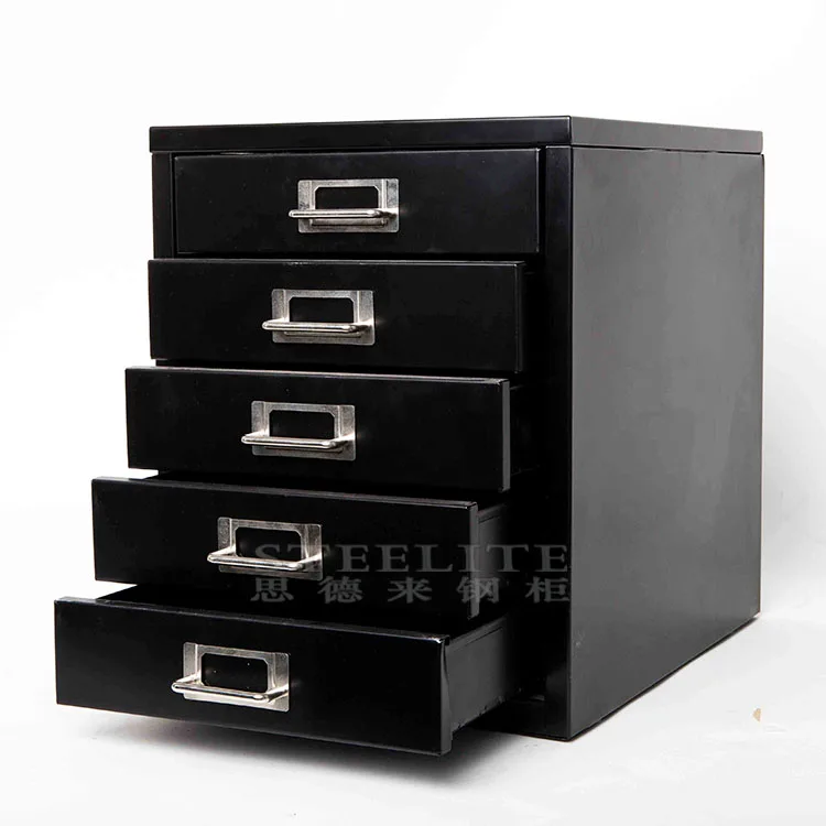 School Uniform Design Colorful Steel Locker Cabinet with Drawer Filing Cabinets on Desk