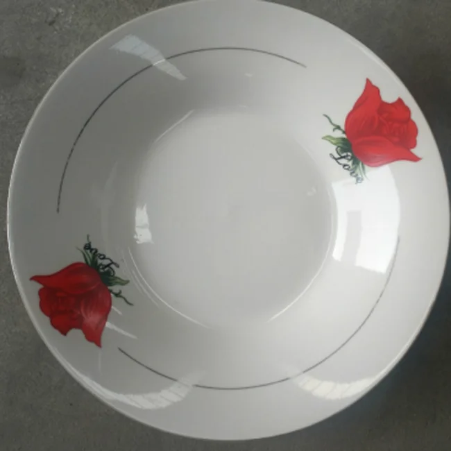 Оптовая продажа дешевые 8 дюймов для супа тарелки керамические пластины в наличии на складе