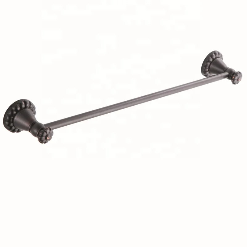 Modern brass bathroom luxury accessories Black towel shelf  bathroom accessories set