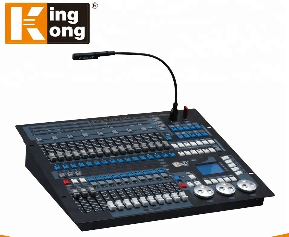 Профессиональный высококачественный Контроллер освещения DMX консоль King Kong 1024