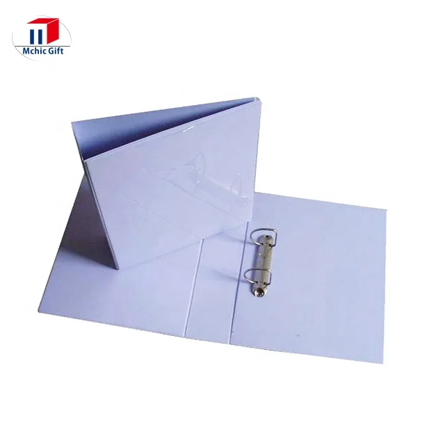 cheap custom print PVC cover ring binder folder, PVC 2 ring binder folder,A4 size binder folder