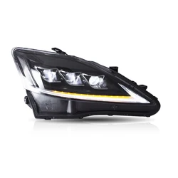 VLAND Factory Wholesales Sequential 2th Gen XE20 IS 220d/F GSE20 Head Lamp 2006-2012 Full LED headlight For Lexus is250