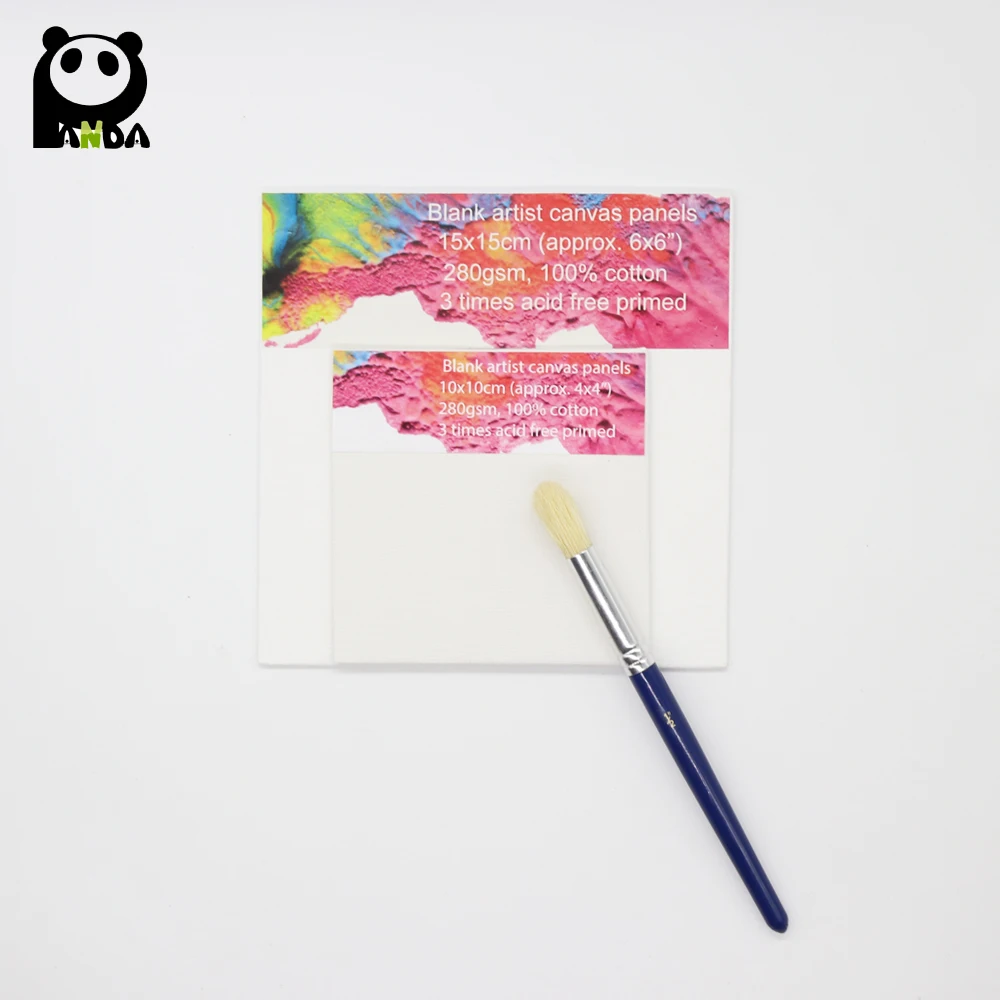 
Cotton Canvas Panel 15x15cm Canvas Boards for Painting 