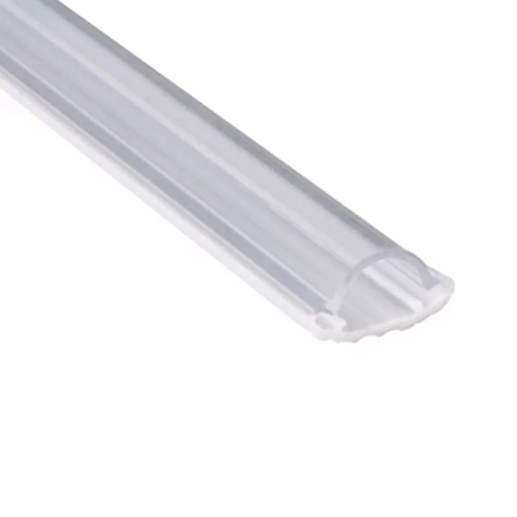 Semicircle U-Shape Plastic extrusion diffuse ABS/PC led Light bar Cover