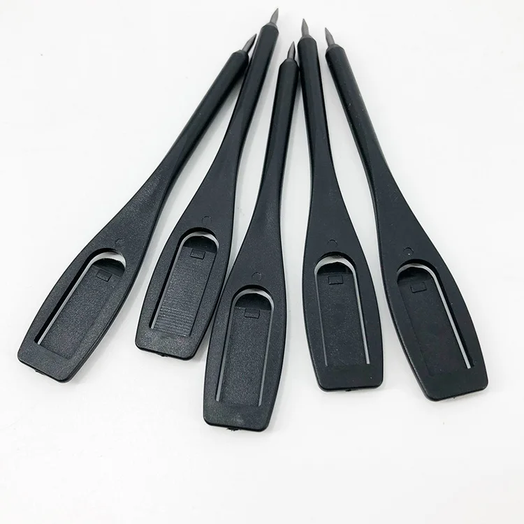 Personalized Logo Printed Plastic mini Golf Pencils Black Color