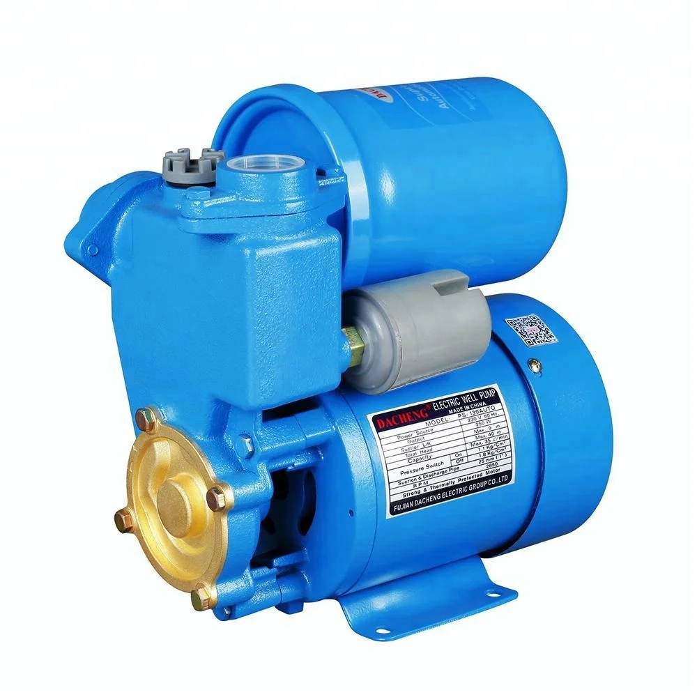 DACHENG PS130 self priming electric 0.5HP auto house hold 370W pressure booster motor pump price water pumps