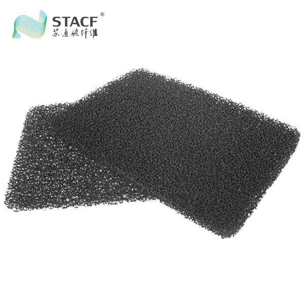 honey mesh with activated carbon filter  on air conditioner filter