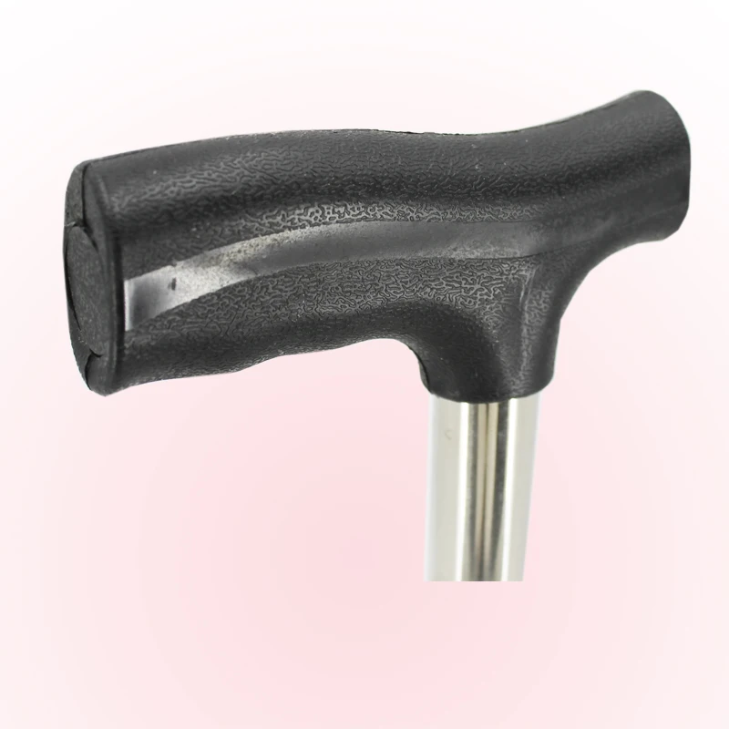 Medical Equipment Hot Sale Stainless Steel Elderly Four Feet Walking Stick for Old Man Cane