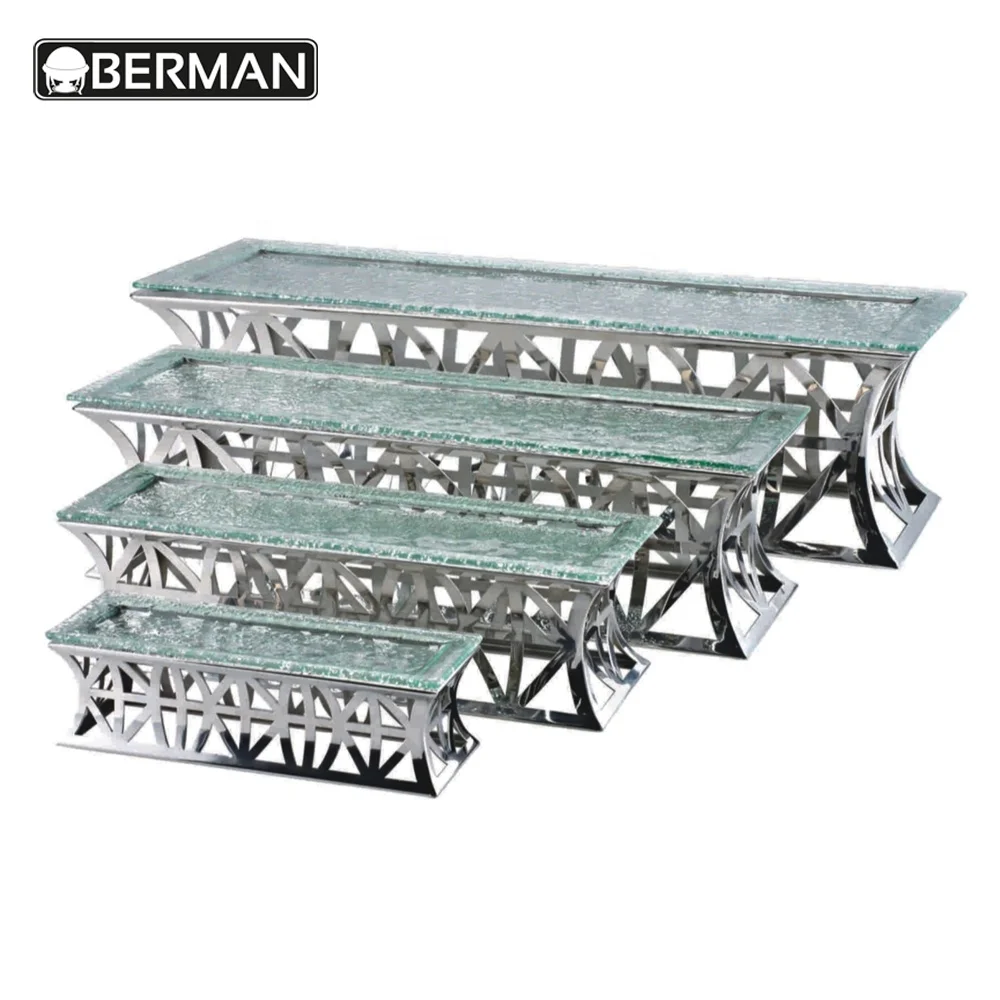 Outdoor catering equipment hotel decorative items cake decorating toolsbfood display stands rack buffet riser for sale