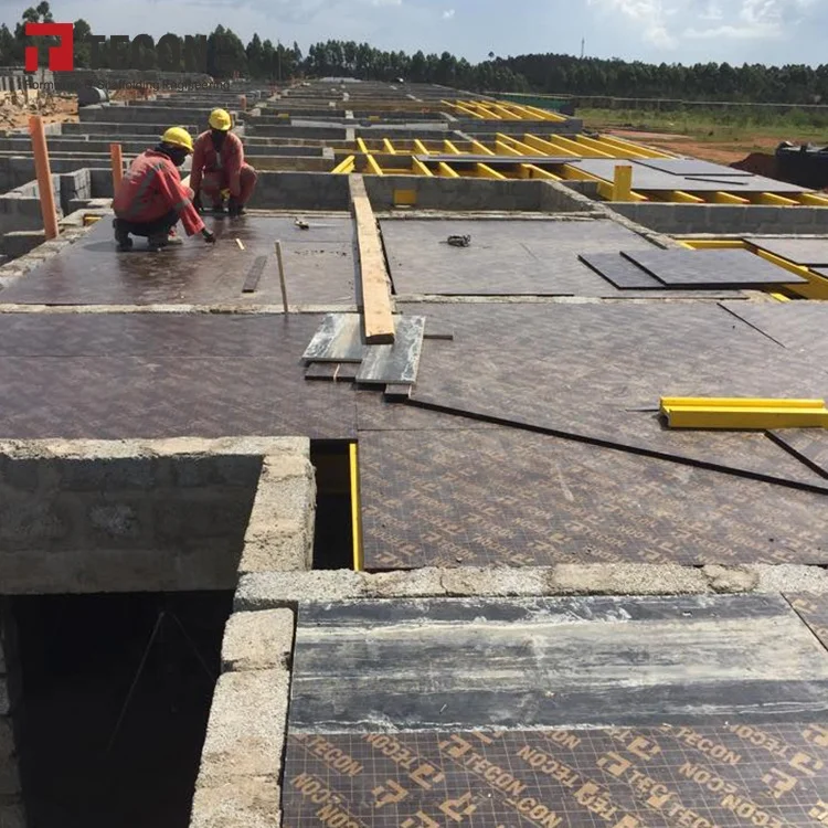 15mm Concrete Formwork Building Film Faced Plywood For Construction