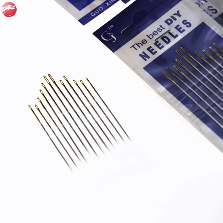 
Customized hand sewing snag repairing assorted needles nickel free sewing needle 