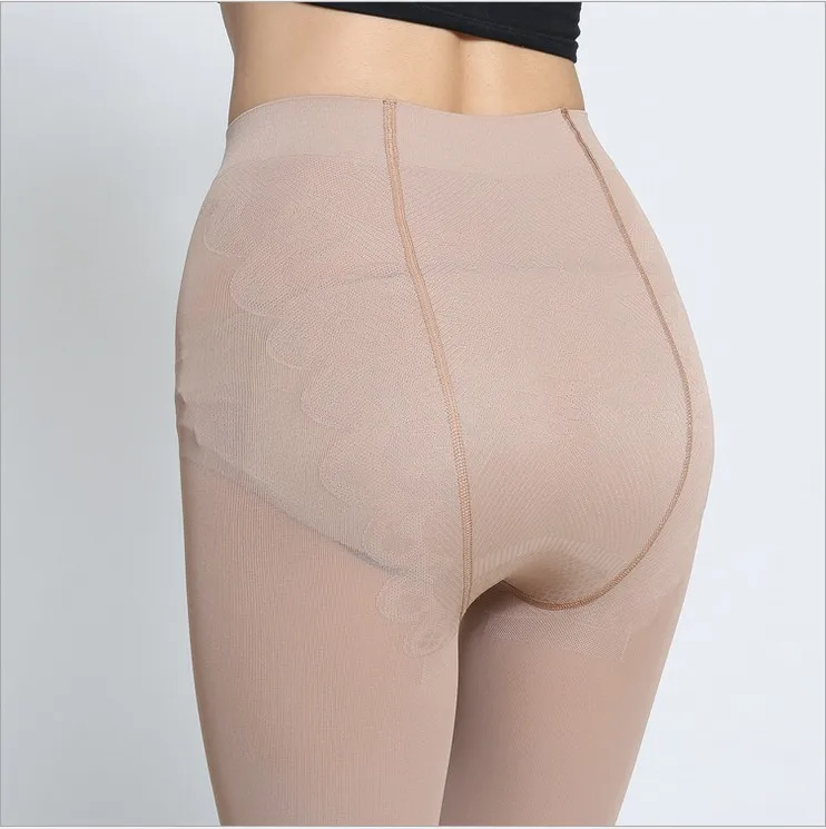 Factory Supply Stone Brown Thigh High Women Stocking Plus