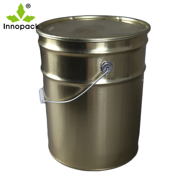 
20L metal coating can with inner coating and ring lock 
