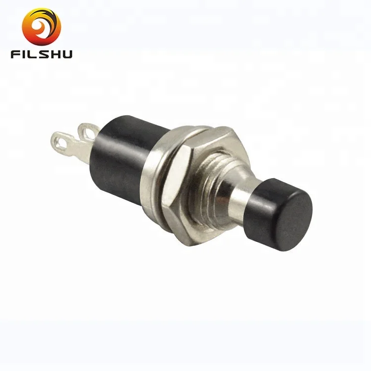 2 PIN momentary Start stop 7mm 12 volt push button switch