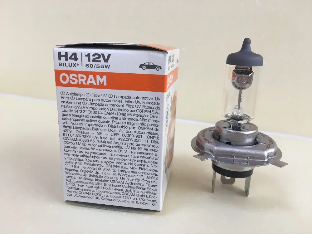 
New Box Osram H4 64193 12V 60/55W Made in Germany H4NL 