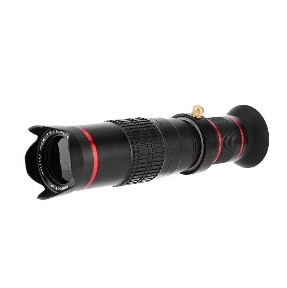 Mobile Phone Optical Camera Telephoto lens 22x Mobile Zoom Lens with Universal Clip and Extended Mini tripod