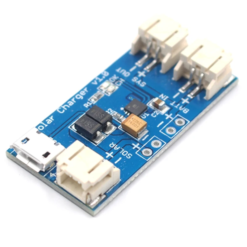 Миниатюрная плата зарядного устройства для литий-полимерной батареи на солнечной батарее CN3065 чип зарядки литиевой набор самостоятельного использования открытом воздухе зарядная