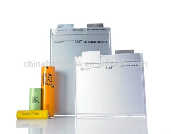 горячий продукт лития lifepo4 ли- lipo-полимерный a123 3.2v 20ah батарею