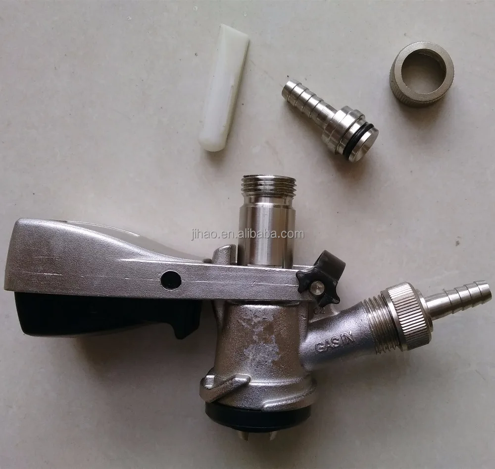 US sankey system Homebrewing keg coupler with A high-capacity pressure relief valve
