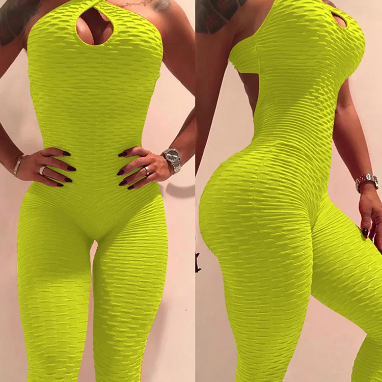 
Private Label Playsuit Bodycon Jumpsuit Fitness Apparel Active Wear Women 