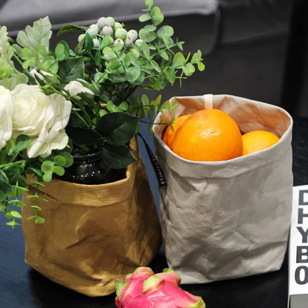 Высокое качество, индивидуальный простой дизайн, водонепроницаемая моющаяся сумка Tyvek из крафт-бумаги в скандинавском стиле