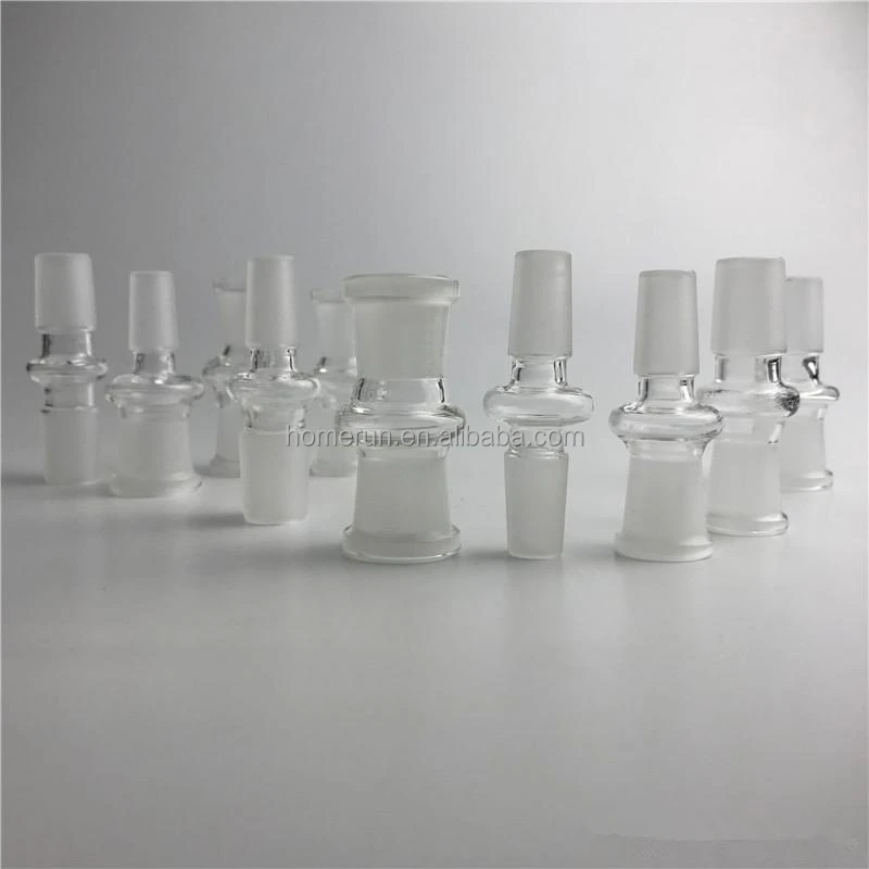 Glass Adapter 14mm 18mm Male Female Nectar with Grinding Mouth Glass Adapters smoking accessories