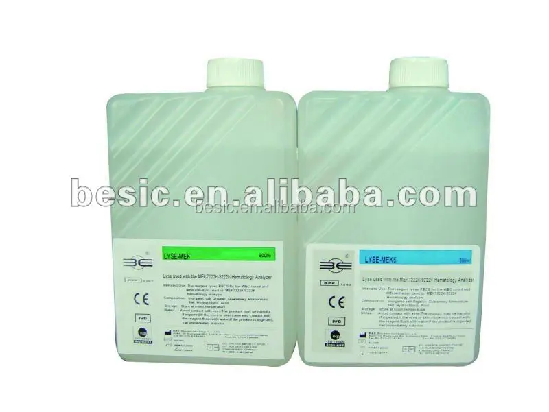 
Hematology reagents for Coulter, Abbott, Sysmex, ABX, Mindray, Nihon Kohden, Swelab 