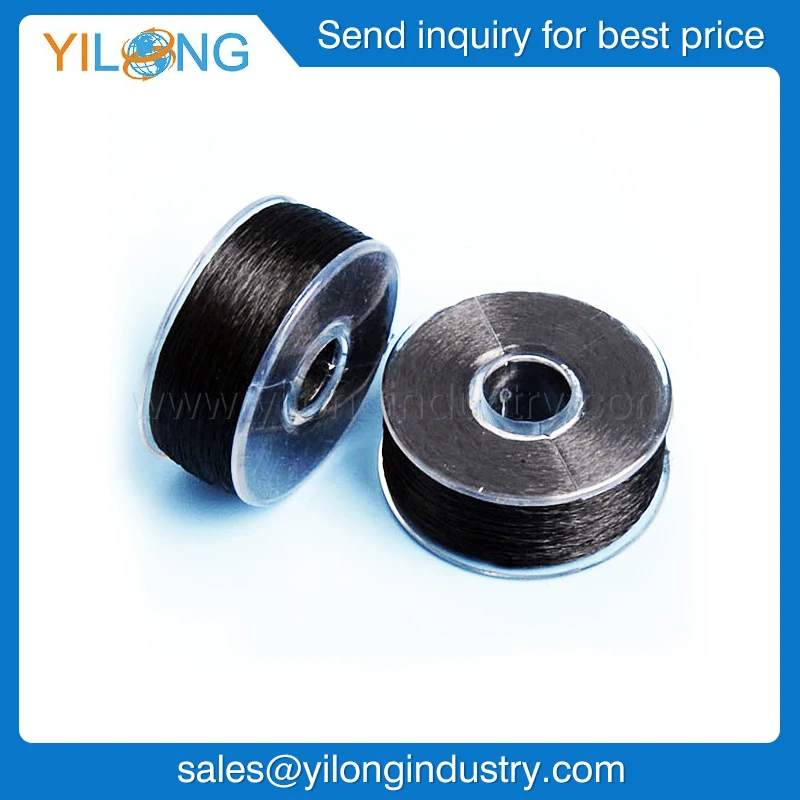 75D/2 Plastic side Embroidery pre wound bobbin thread