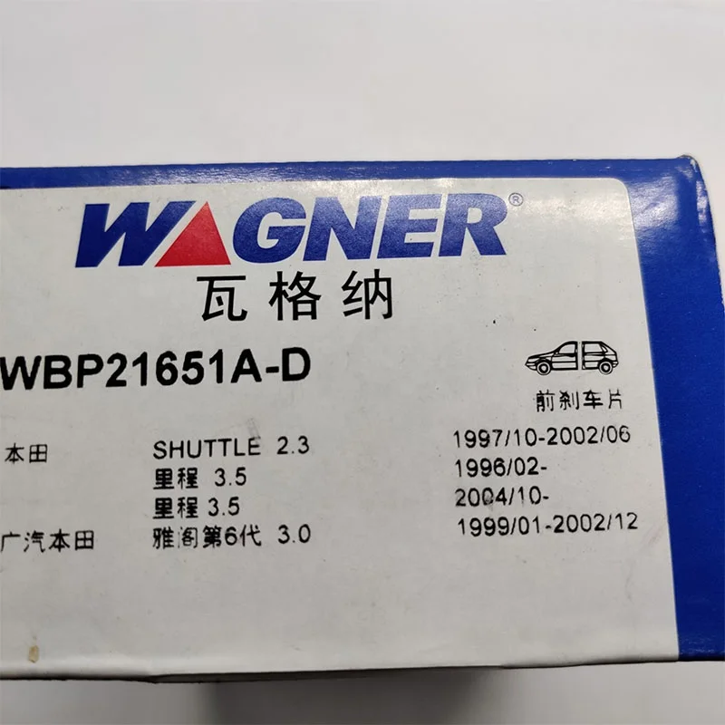 Oem Standard Size Car For Wagner D503 Front Brake Pad With Discount Price For Honda