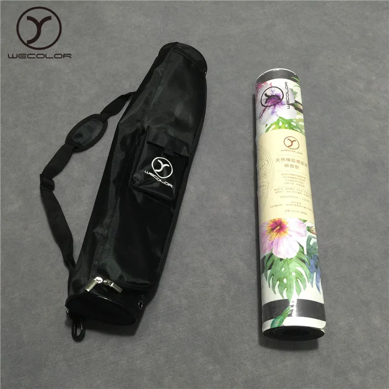 Best quantity anti-tear eco-friendly custom logo printing non slip folding natural rubber material travel yoga mat
