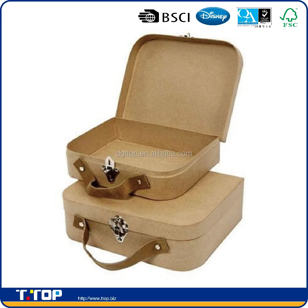 Kraft Paper cardboard Suitcase for Child