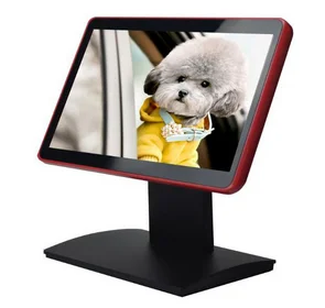 PM1000 pos system 10.1 Inches POS Metal Stand LCD touch screen Monitor all in one terminal