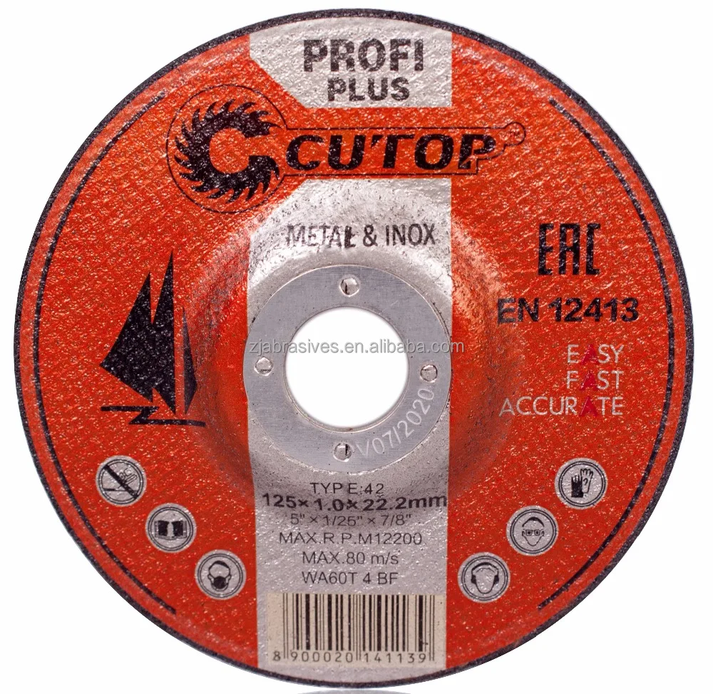 CUTOP плюс 5 дюймов 125x1 0x22 2 отрезной диск Легкая резка режущий для нержавеющей стали и металла с клиентом при подаче заявки Тест видео
