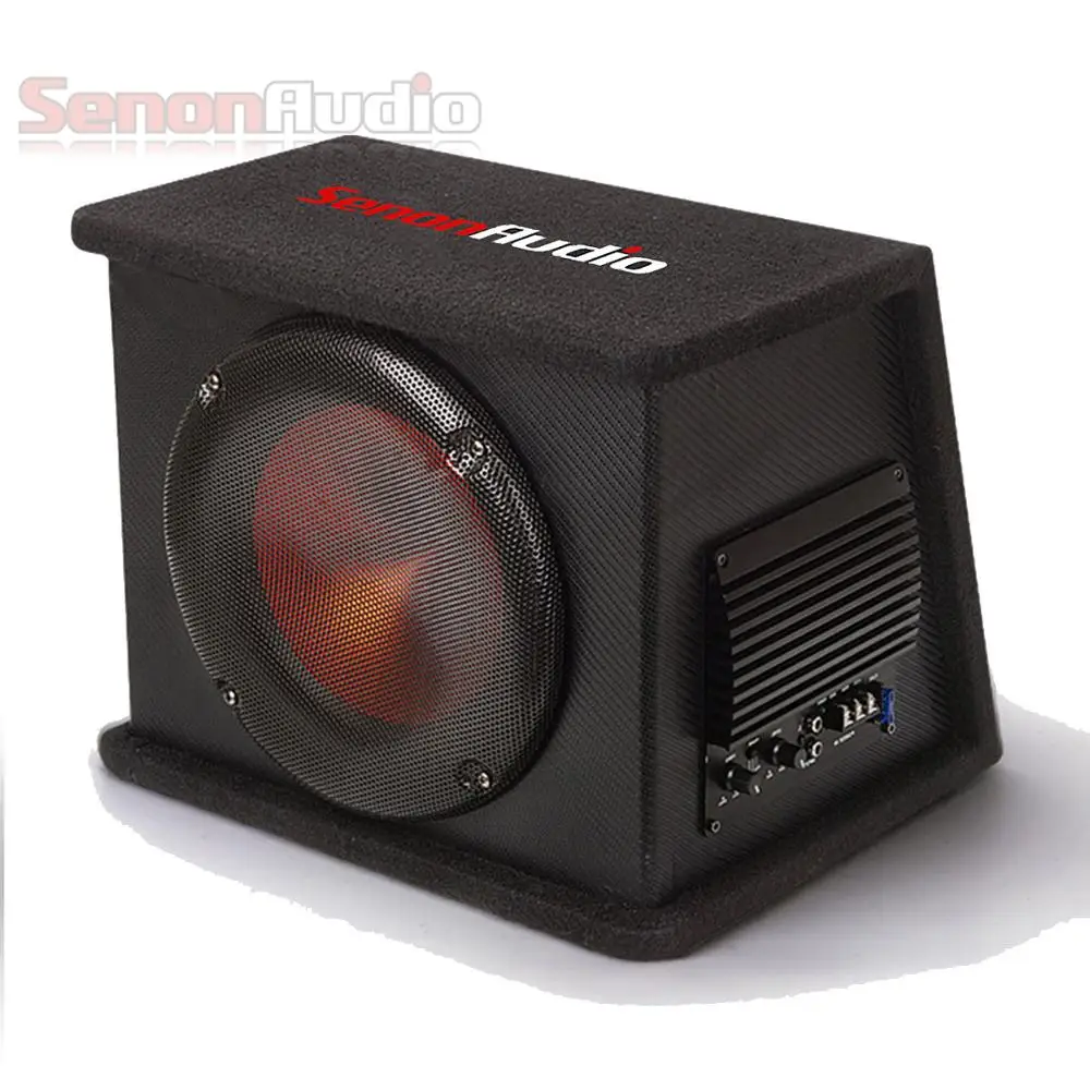 10Inch  Ported 12V Car Active Audio Subwoofer Enclosure Bass Box Amplified Speaker Car Audio Subwoofer Box