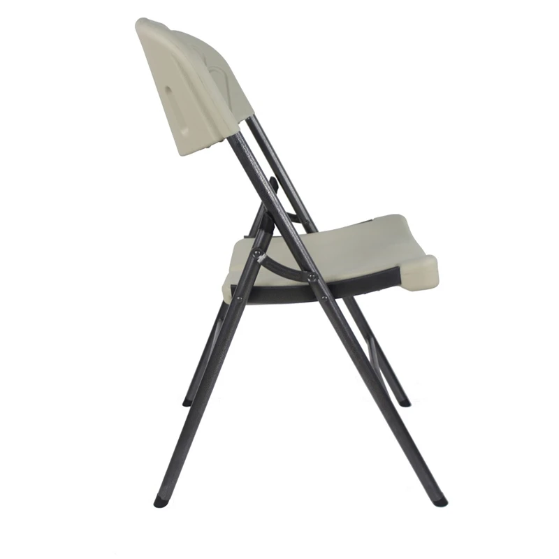 Modern White Plastic Folding Chair for Outdoor Events Parties Garden Dining Patio Hotel and Park Furniture