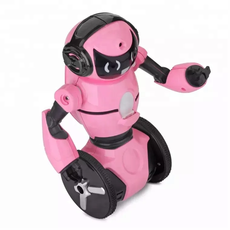 Original WLtoys F4 ABS WIFI Camera Intelligent Balance RC Robot Toys Pink White for Kids gift