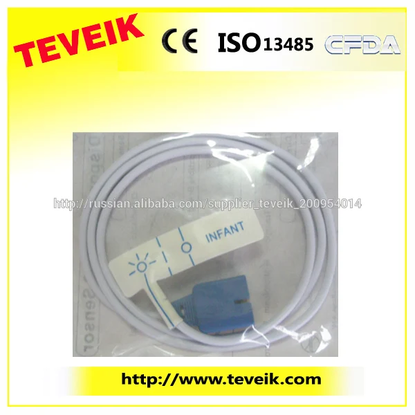 Datex младенческой датчик одноразовые SpO2, 0.45м, DB9pin, transpore