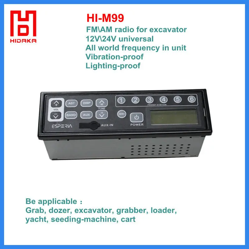 Wholesale Waterproof and Dustproof FM AM Transmitter MP3 Player for Vehicle Mounted Radio